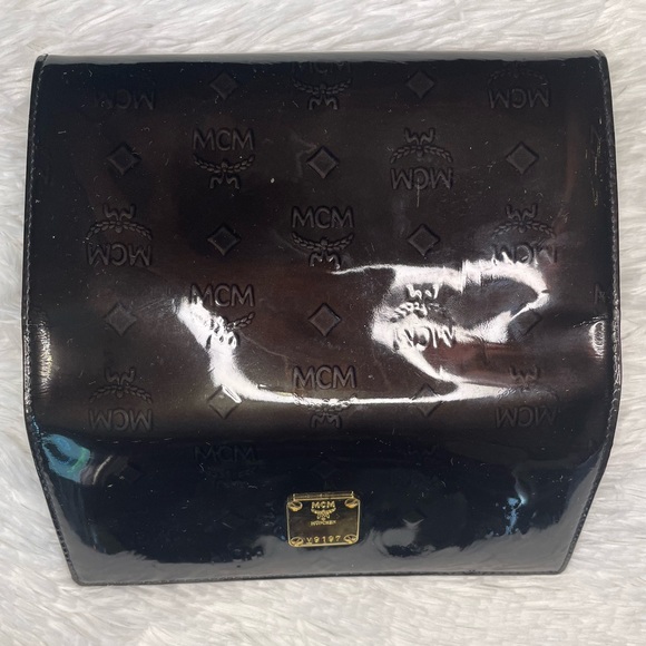 EUC MCM Black Embossed Long Wallet - Picture 5 of 13